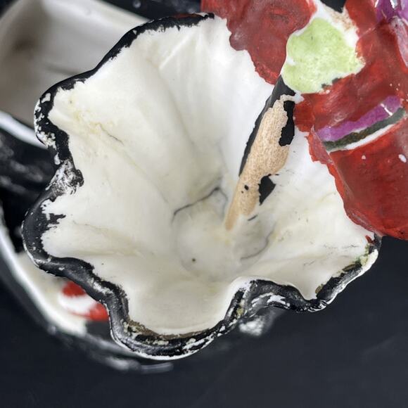 Antique Dapper Frog Top Hat Umbrella Bag Grafenthal Bisque Vase Match Holder - Picture 11 of 16